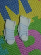 Socks Boy-bluewhitestripe