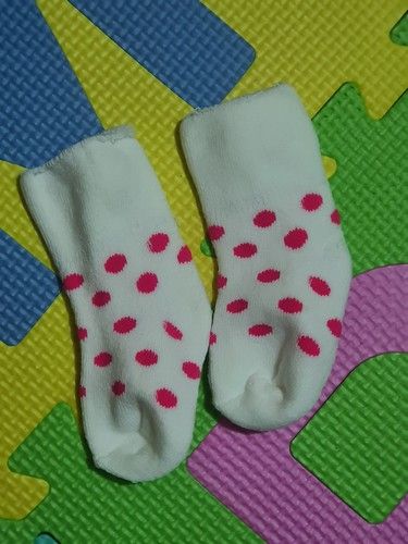 Socks Girl - Red dots